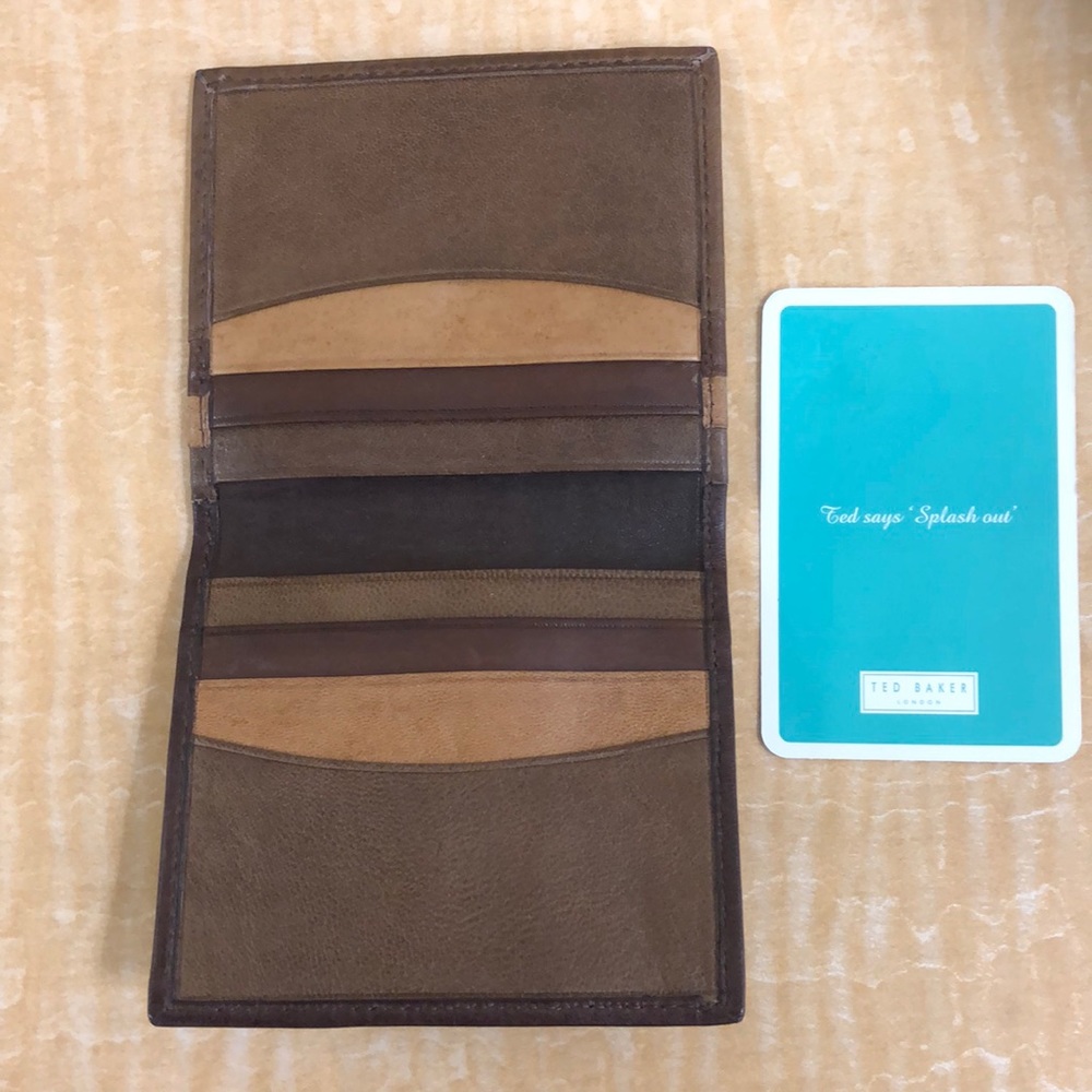 Ted Baker Leather Slim Bi-Fold Wallet